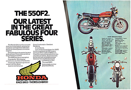 1977 Honda 550F2                                                 