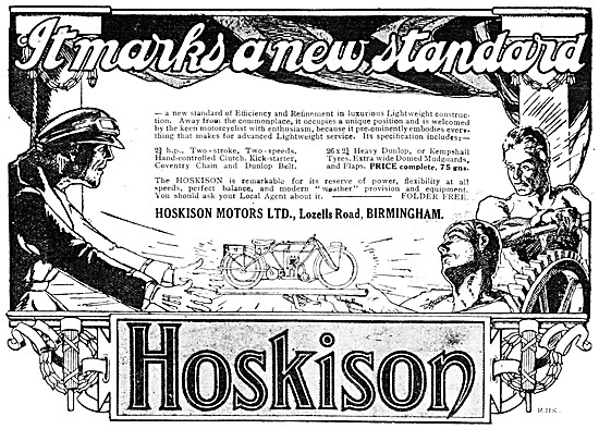 1920 Hoskison Motor Cycles                                       