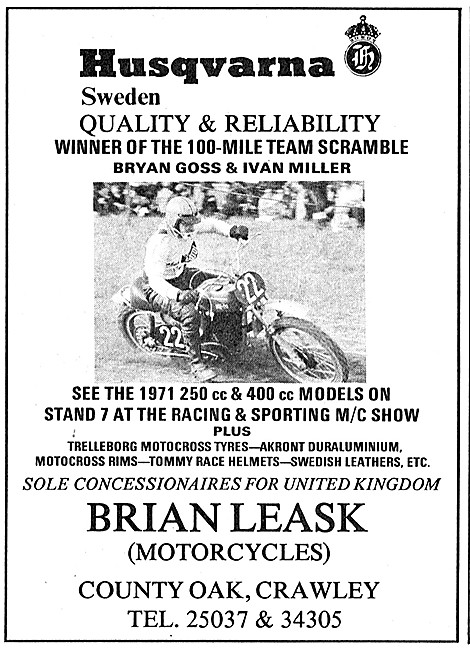 Husqvarna Brian Leask Motorcycles                                