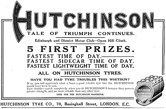 Hutchinson Motor Cycle Tyres                                     