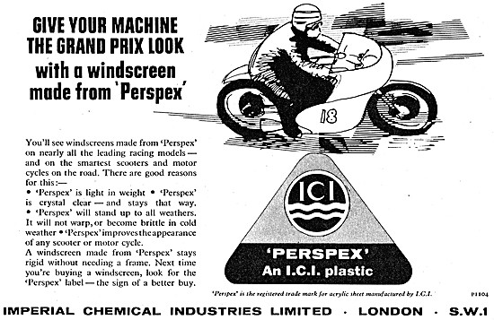 ICI Perspex Motorcycle Windscreens                               