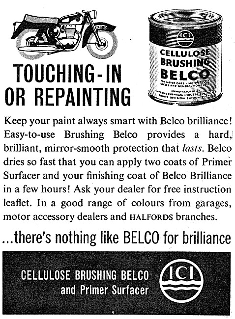ICI Cellulose Brushing Belco Touch Up Paint                      