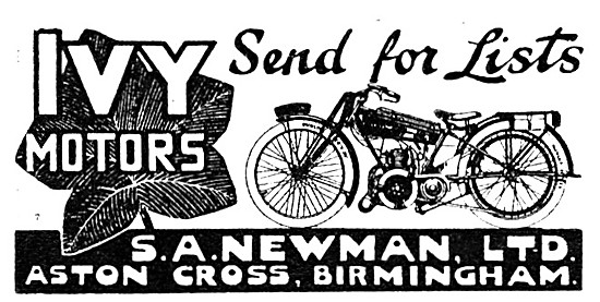 1926 Ivy Motor Cycles                                            