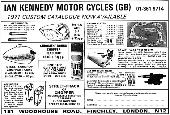 Ian Kennedy Custom Parts                                         