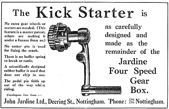 Jardine Motor Cycle Gears & Kick Starters                        