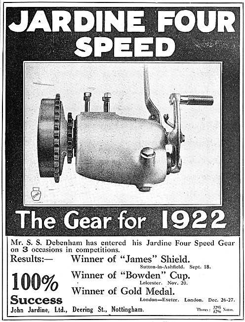 Jardine Motor Cycle 4 Speed Gear Boxes                           