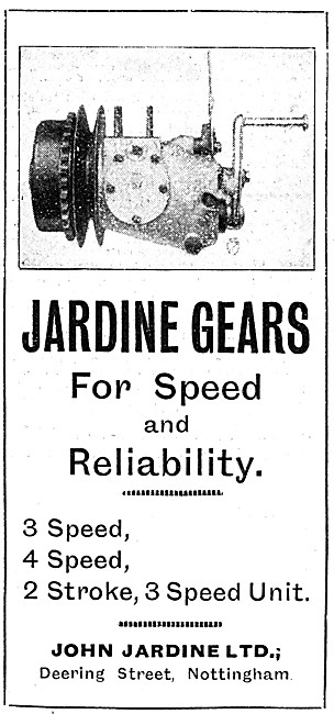 Jardine Motor Cycle Gears & Gearboxes                            