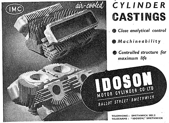 Idoson Motor Cycle Cylinder Castings                             