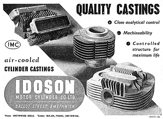 Idoson Air-Cooled Cylinder Castings                              