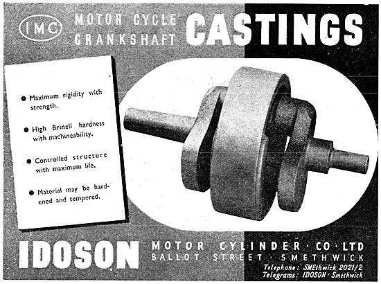 Idoson Crankshaft Castings                                       