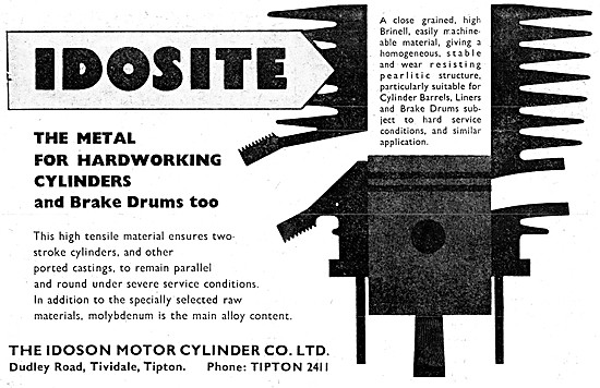 Idoson Air-Cooled Cylinder Castings - Idosite Cylinder Castings  