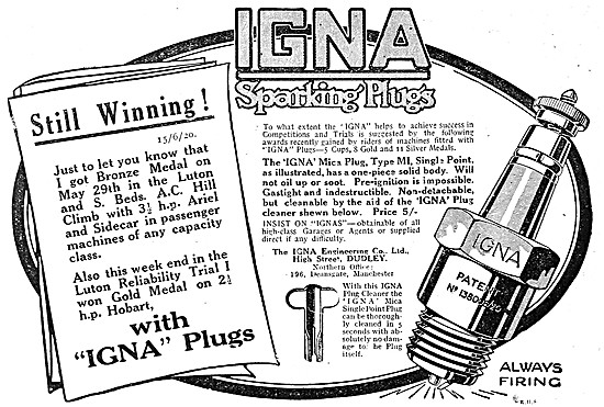 IGNA Spark Plugs - Igna Mica Plug Type M1                        