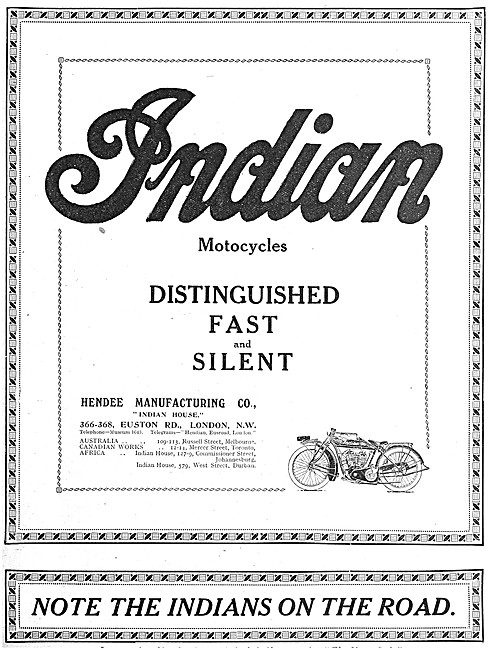 1916 Indian Motor Cycle                                          