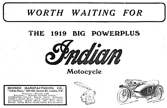 Indian Motorcycles - Indian Big Powerplus Motocycle              