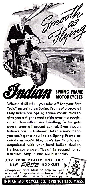 Indian Motorcycles - Indian Spring Frame Motorcycles             