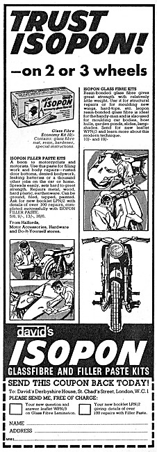 Davids Isopon Glass Fibre Kits                                   