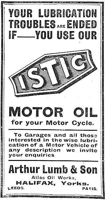 Istic Motor Oil - Atlas Oil Works                                