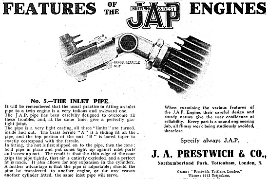 J.A.P. V Twin Engines                                            