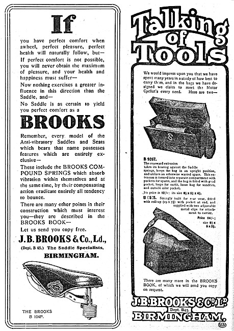 J.B.Brooks Tool Bags - Brooks Saddles                            