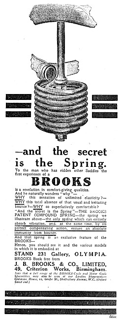 J.B.Brooks Spring Saddles                                        