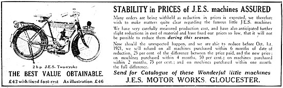 2 HP J.E.S.Motor Cycle                                           