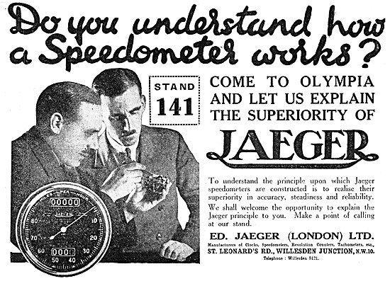 Jaeger Motor Cycle Instruments - Jaeger Clocks & Speedometers    