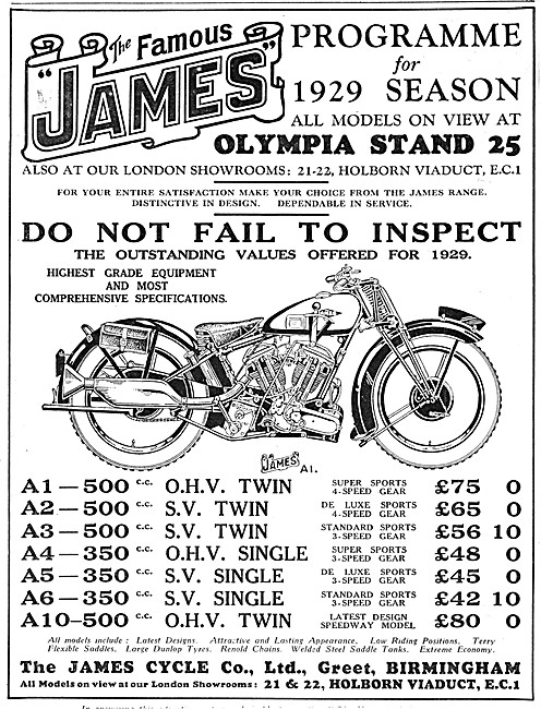 James A1 500 cc OHV Twin                                         