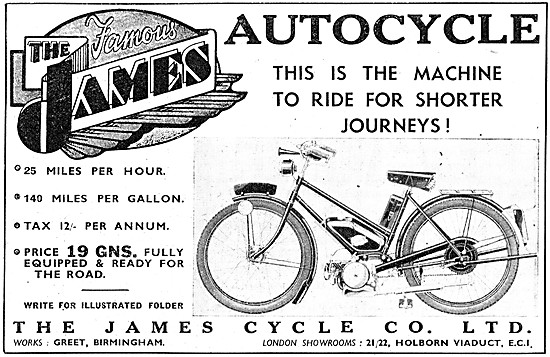 James Autocycle 98 cc 1938                                       