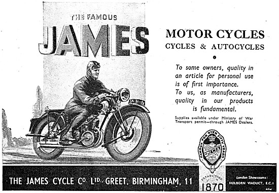 James Motorcycles -                                              