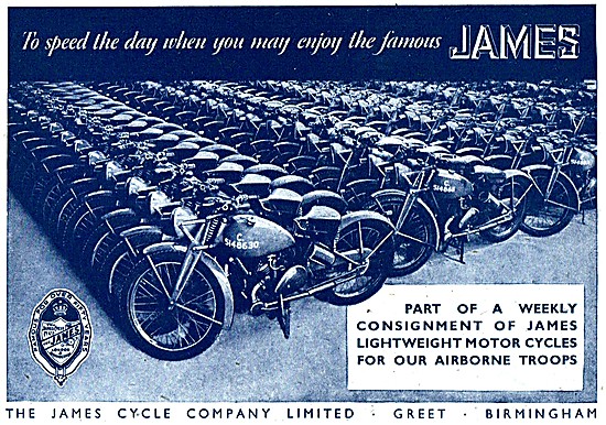 James Military Motor Cycles 1945 - James Airborne Forces         
