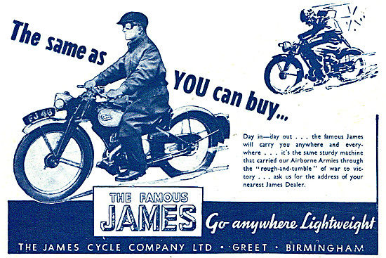 James Lightweight Motorcycles 1946                               