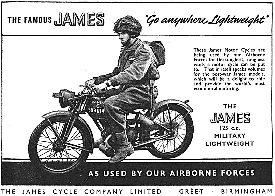 James 125cc Military Motor Cycle                                 