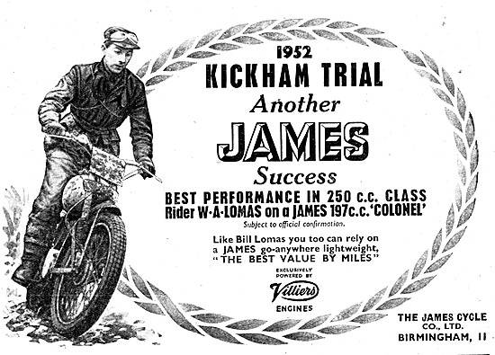 James Colonel Trials Machine 197 cc                              