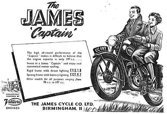 1952 James 197 cc Captain                                        