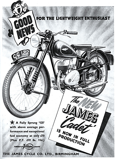 1953 James Cadet 150 cc                                          