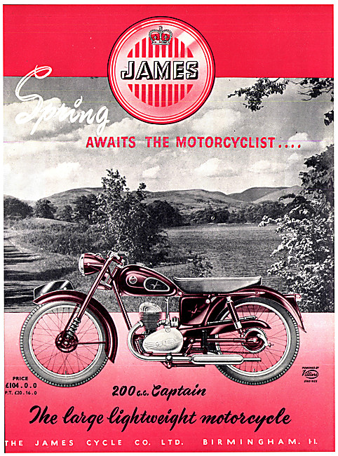 1954 James Captain 200 cc                                        