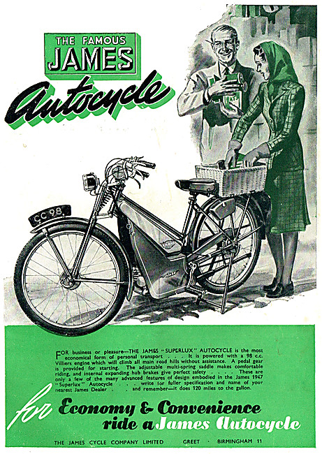 1947 James Autocycle                                             
