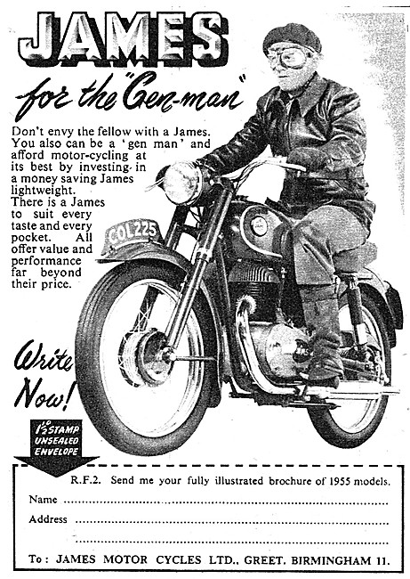 James Motorcycles - James Motor Cycles 1955                      