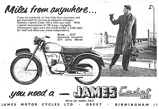 James Cadet 150 cc  (price change)                               