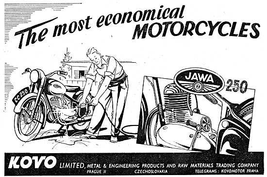 1949 Jawa 250 cc Motor Cycle                                     