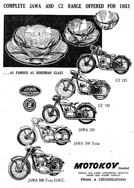 Jawa Motor Cycles - CZ 125 Motor Cycles                          