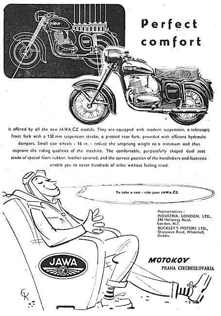 1959 Jawa-CZ Motor Cycles                                        