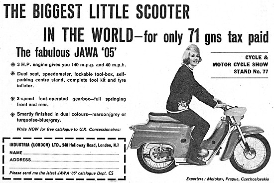Jawa o5 Motor Scooter                                            