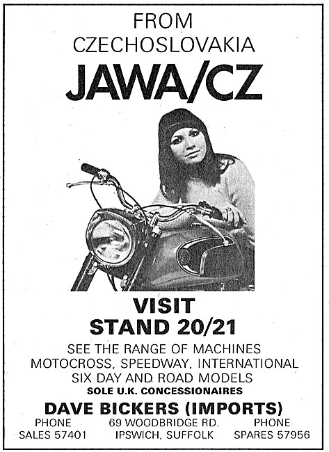 Jawa/ CZ Motor Cycles - Dave Bickers                             