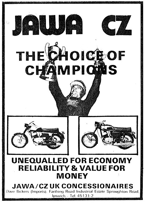 Jawa-CZ Motorcycles                                              