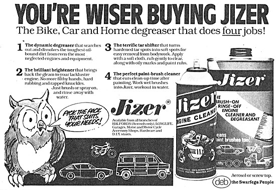 Deb Jizer Soluble Solvent - Jizer Degreasing & Cleaning Fluid    