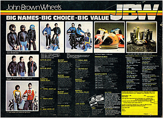 John Brown Wheels Motorcycle Leathers                            