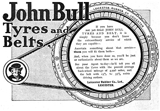 John Bull Motor Cycle Belts & Tyres                              