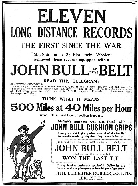 John Bull Belts                                                  