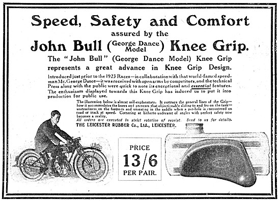 John Bull Rubber Knee Grips - George Dance Rubber Knww Grips     